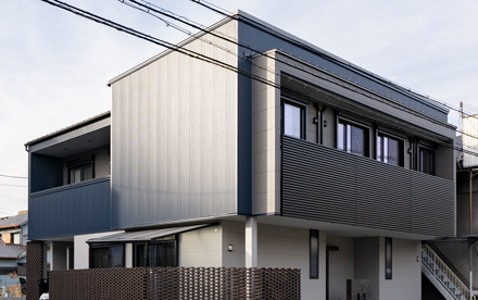 416 Architects 『東大阪の二世帯住宅』 2024年 二世帯住宅